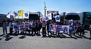 Tır şoförleri Kapıkule'de Schengen vizesi sorununa dikkat çekti