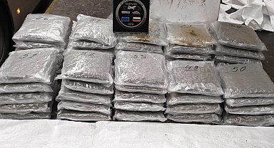 Tırda 57 kilogram esrar ele geçirildi