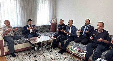 Tomarza'da Gaziler Günü'nde anlamlı ziyaret