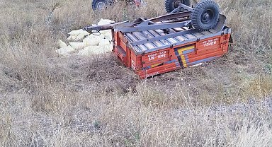 Tomarza'da traktör kazası: 1 ölü