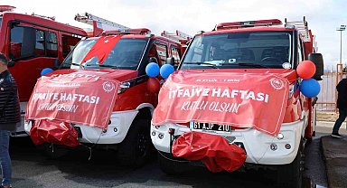Trabzon İtfaiyesi'ne 9 yeni araç kazandırıldı