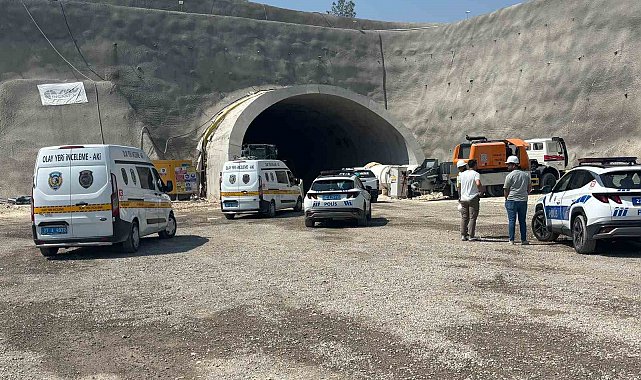 Tünelde çalışan işçiler demir ile iskele arasına sıkıştı: 1 ölü, 5 yaralı