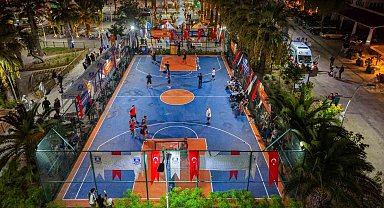 Turgutreis'te basketbol şöleni başladı