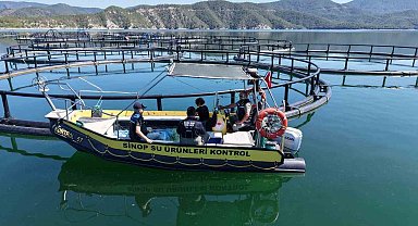 Türk somonu üretim alanları denetlendi