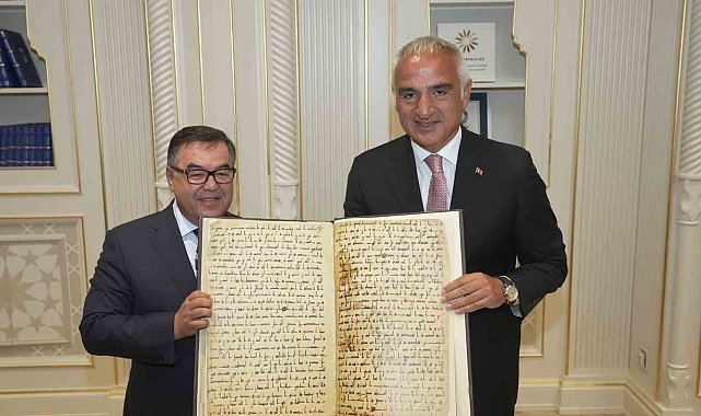 Türkiye ile Özbekistan arasında 'Kültür Alanında İşbirliği Mutabakat Zaptı' imzalandı
