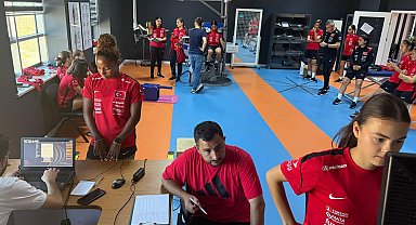 U19 Kadın Millî Takımının performans testleri Atatürk Üniversitesinde gerçekleştirildi