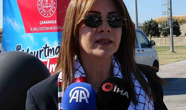 Uçurtma Filistinli çocuklar için uçuruldu