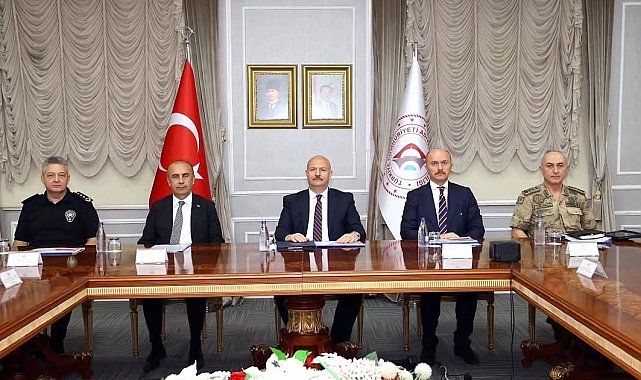 Üniversitelerde huzur ve güveni artırma toplantısı yapıldı