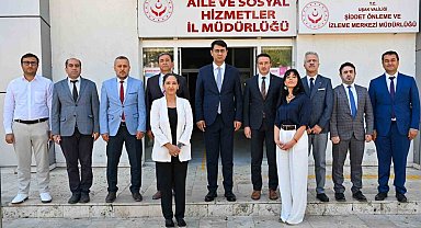 Uşak'ta sosyal hizmet çalışmaları değerlendirildi