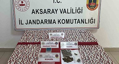 Uyuşturucu sevkiyatına Aksaray jandarmasından darbe: 2 tutuklama