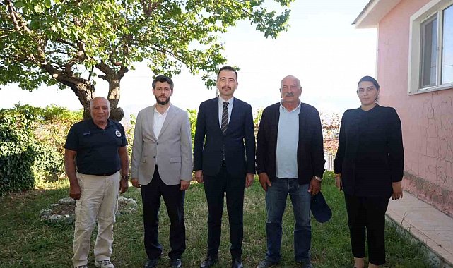Üzümlü'de Kıbrıs gazisine ziyaret