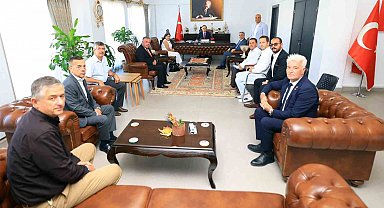 Vali Akbıyık, Milaslı muhtarlarla bir araya geldi