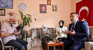 Vali Sözer, Şehit Ekrem Pehlivan'ın ailesini ziyaret etti