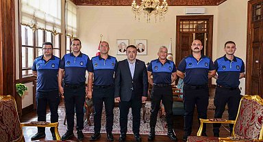 Vali Sözer, Zabıta Haftası dolayısıyla zabıta personelini kabul etti