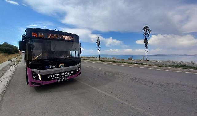 Van sahil yolunda toplu taşıma talebi