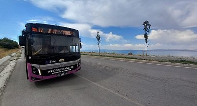 Van sahil yolunda toplu taşıma talebi
