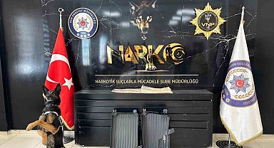 Van'da havalimanında 2 kilo 100 gram uyuşturucu ele geçirildi