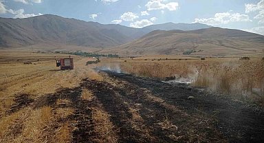 Van'da örtü üstü yangını