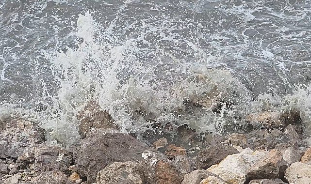 Van'da rüzgar etkili oldu: Van Gölü'nde dalgalar yükseldi, uçaklar ikinci denemede indi