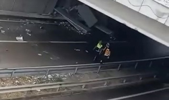 Yağış sebebiyle kontrolden çıkan tır makasladı: Sürücü yaralandı