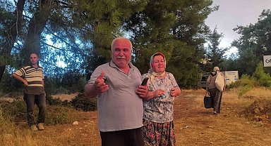 Yangını gözyaşları içinde izlediler