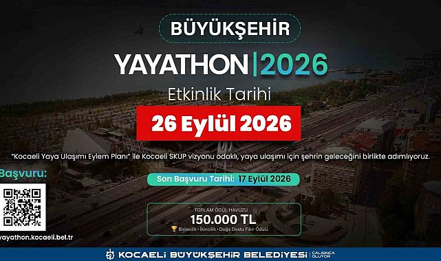 Yaya ulaşımına yenilikçi çözümler arayan yarışmada büyük ödül 150 bin TL