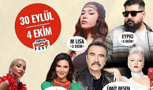 Yenipazar'da pide ve müzik şöleni bugün başlıyor
