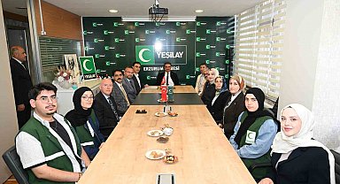Yeşilay Erzurum Şubesi faaliyetlerde Türkiye 1'incisi oldu