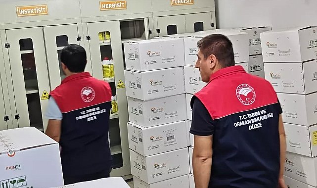 Yığılca'da gübre ve zirai ilaç bayilerine denetim
