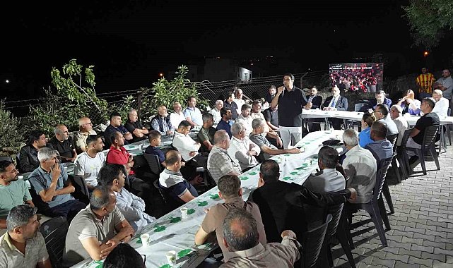Yılmaz Dülük'te vatandaşlarla buluştu