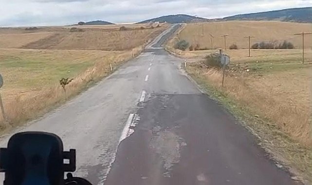 Yol durumunu ve kazaları anlatırken kazaya tanıklık etti