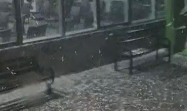 Yozgat'ta dolu yağışı etkili oldu
