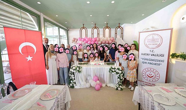 Yüreğimizdeki Işık Projesi kapsamında kimsesiz çocukların doğum günleri kutlandı