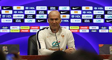 Zinedine Zidane: "Zidane oyunu diye bir şey yok. Yarın herkes Fransa takımını görecek"