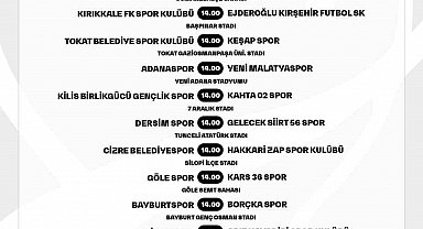 Ziraat Türkiye Kupası'nda 1. eleme turu maçlarının programı belli oldu
