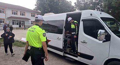 Zonguldak'ta okul servislerine sıkı denetim