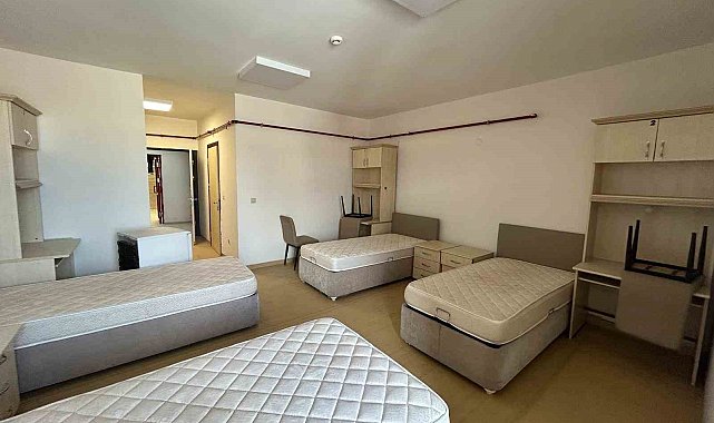 Zonguldak'ta üniversite öğrencileri için yurt mesaisi