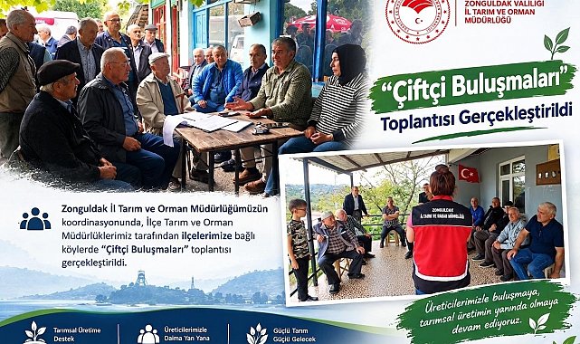 Zonguldak'ta üreticilere tarımsal destekler anlatıldı