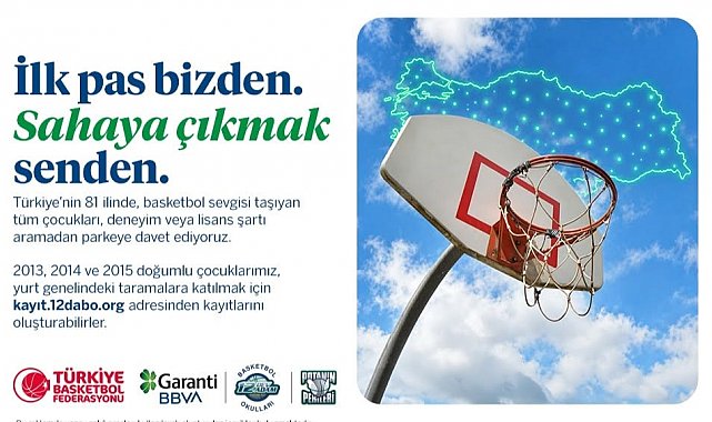 12 Dev Adam Basketbol Okulları Kayseri'de yetenek taraması yapacak