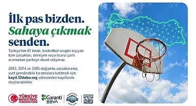 12 Dev Adam Basketbol Okulları Kayseri'de yetenek taraması yapacak