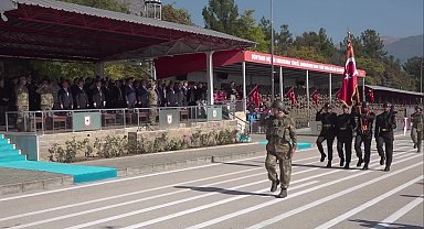 15. Piyade Eğitim Tugayı'nda sancak teslim töreni