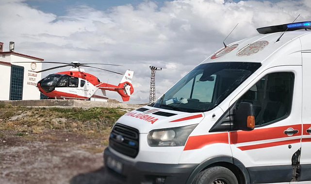 21 günlük bebek helikopter ambulansla Van'a sevk edildi