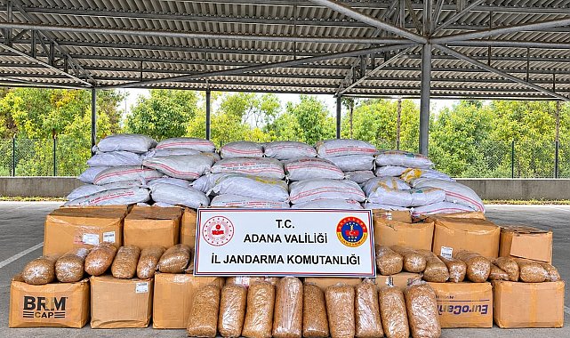 3 tırda 8 ton kaçak tütün ele geçirildi
