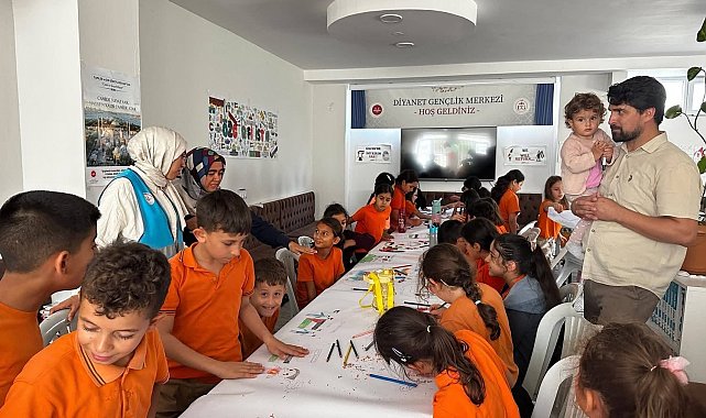 'Filistinli çocuklar için çiz' etkinliği