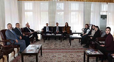 ABD Ankara Büyükelçiliği kamu diplomasisi heyetinden Atatürk Üniversitesine ziyaret