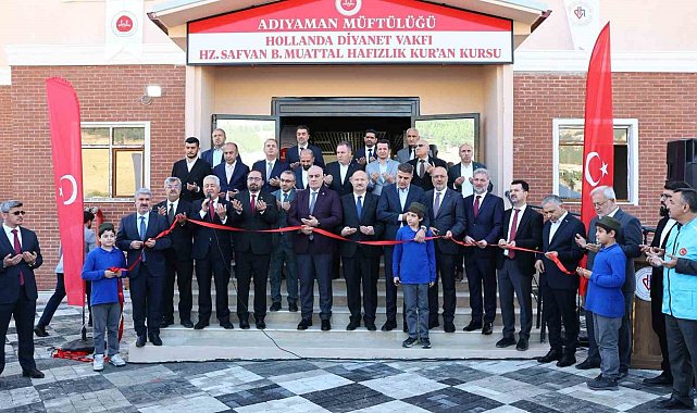 Adıyaman'da cami ve hafızlık kursu dualarla açıldı