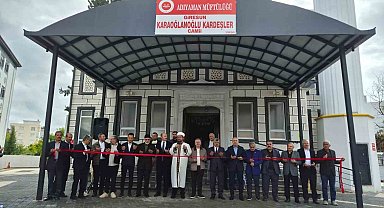 Adıyaman'da Giresun Karaoğlanoğlu Kardeşler Camisi ve Kur'an kursu açıldı
