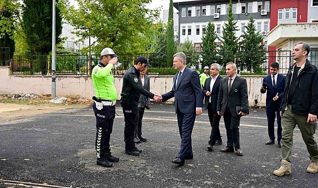 Adıyaman'da okul güvenliği için polis denetimi