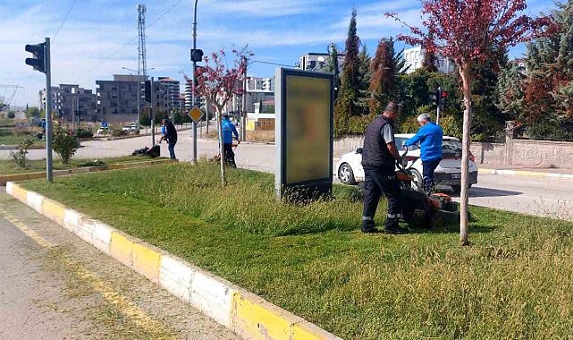 Adıyaman'ın yeşil alanlarında kış hazırlığı