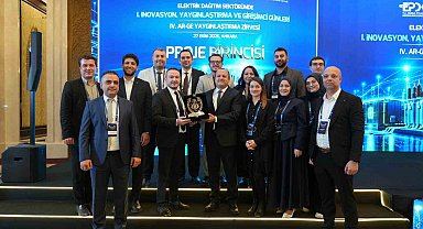 Adm Elektrik öncülüğünde geliştirilen yerli teknolojiye birincilik ödülü